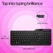 Клавіатура мембранна HP 460 Multi-Device key, BT, EN/UK, чорний (7N7B8AA) [103720], фото 2