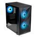 Корпус Prologix Tempered Glass&Mesh Black (E102) [614339], фото 4
