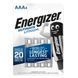 Батарейка Energizer Ultimate Lithium AAA/LR03 BL 4шт (7638900273267) [617955], фото 1