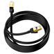 Мережевий кабель HOCO US02 Level pure copper gigabit ethernet cable(L=3M) Black (6931474761965) [806395], фото 5