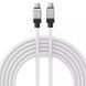 Кабель Baseus CoolPlay Series Fast Charging Cable Type-C to Type-C 100W 2m White (CAKW000302) [804396], фото 1
