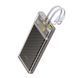 Зовнішній акумулятор HOCO J104 Discovery edition 22.5W fully compatible power bank with cable(10000mAh) Gray (6931474788955) [805550], фото 4
