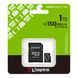 Карта пам`яті MicroSDXC 1TB UHS-I Class 10 Kingston Canvas Select Plus R150MB/s + SD адаптер (SDCS3/1TB) [613225], фото 3