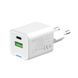 Мережевий зарядний пристрій ColorWay GaN Mini 35W PD Port PPS USB (Type-C PD + USB QC4.0) White (CW-CHS055PD-WT) [603366], фото 6