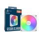 Корпусний вентилятор 120MM MONTECH (GF120R V2 ARGB PWM (W)) [502813], фото 3