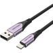 Кабель USB 2.0 AM-Lightning M, 2.0м 2.4A Aluminum Alloy Purple Vention (LABVH) [402457], фото 1