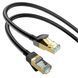 Мережевий кабель HOCO US02 Level pure copper gigabit ethernet cable(L=3M) Black (6931474761965) [806395], фото 4