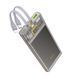 Зовнішній акумулятор HOCO J104 Discovery edition 22.5W fully compatible power bank with cable(10000mAh) Gray (6931474788955) [805550], фото 1