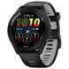 Смарт-годинник Garmin Forerunner 265 Black Bezel and Case with Black/Powder Gray Silicone Band (010-02810-50) [608223], фото 1