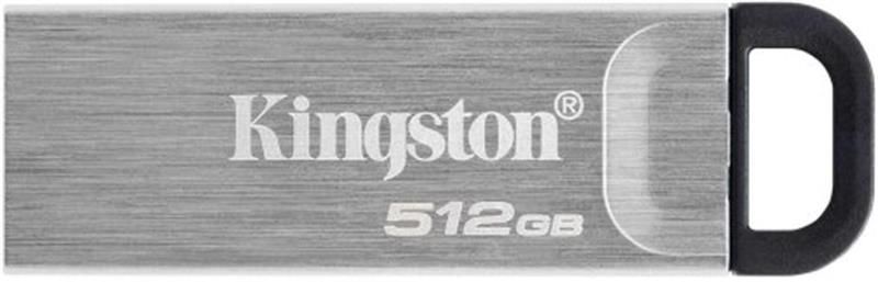 Флеш-накопичувач USB3.2 512GB Kingston DataTraveler Kyson Silver/Black (DTKN/512GB) [607327]