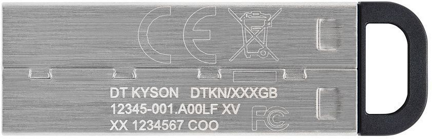 Флеш-накопичувач USB3.2 256GB Kingston DataTraveler Kyson Silver/Black (DTKN/256GB) [607219]