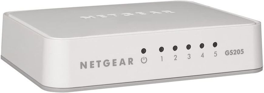 Комутатор NETGEAR GS205 5xGE, Некерований (GS205-100PES) [104959]