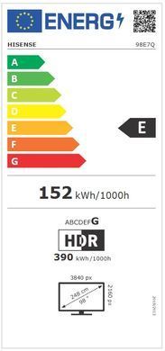 LED-телевізор Hisense 98E7Q (20017438) [203221]