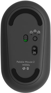 Миша бездротова Logitech Pebble Mouse 2 M350s Graphite (910-007015) [609385]