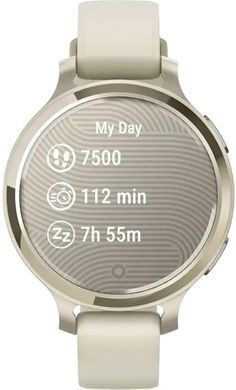 Смарт-годинник Garmin Lily 2 Active Lunar Gold with Bone Silicone Band (010-02891-50) [614797]