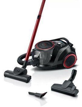 Пилосос Bosch контейнерний, 700Вт, конт пил -2.4л, НЕРА13, чорний (BGS41POW2) [15636]