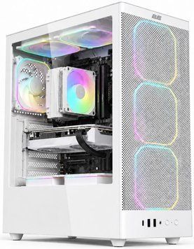 Комп&rsquo;ютер персональний 2E Rational AMD R5-7500F, 32Gb, F512GB, NVD5060-8, A620, 2E-V8210W, 600W, Win11PE, білий (2E-13274) [115715]