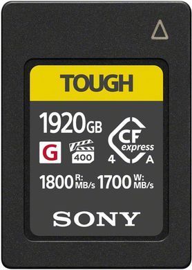 Карта пам'яті Sony CFexpress Type A 1920GB R1800/W1700 Tough (CEAG1920T.CE7) [113525]