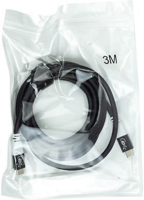 Кабель San Guan USB Type-C - USB Type-C (M/M) PD 100W, 40Gbps, 3 м Black (CA914135) [604357]