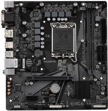 Материнська плата GIGABYTE H610M S2H V2 s1700 H610 2xDDR5 M.2 HDMI D-Sub DP mATX (H610M_S2H_V2) [111840]