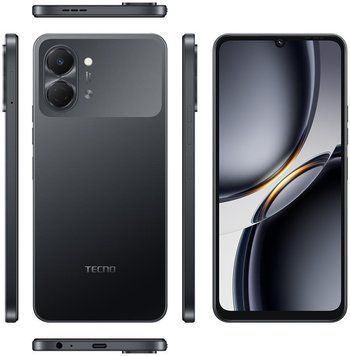 Смартфон Tecno Spark Go 3 (KN3) 4/64GB Ink Black (4894947105265) [618055]