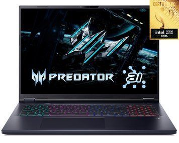 Ноутбук Acer Predator Helios Neo 18 PHN18-72 18" WQXGA IPS, Intel U9-275HX, 32GB, F1TB, NVD5070Ti-12, Lin, чорний (NH.QVMEU.003) [110296]