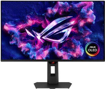 Монітор Asus 26.5" ROG Strix XG27UQDMS 2xHDMI, DP, 2xUSB, QD-OLED, 3840x2160, 240Hz, 0.03ms, DCI-P3 99%, FreeSync, Pivot, HDR400 (90LM0CW0-B01971) [114426]