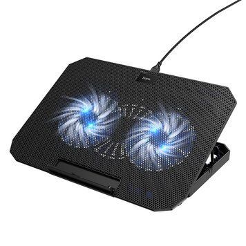 Підставка для ноутбука HOCO GA4 Jade laptop cooling stand Black (6942007666626) [806574]