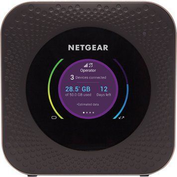 Мобільний Маршрутизатор NETGEAR MR1100 Nighthawk M1 4G/LTE, 1xGE LAN/WAN, 1xUSB, 1xUSB TypeC, 1Гбіт/с, 2xTS-9 (MR1100-100EUS) [104393]