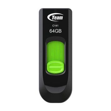 Флеш-накопичувач USB 64GB Team C141 Green (TC14164GG01) [607040]