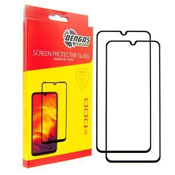 Захисне скло Dengos для Samsung Galaxy A26 SM-A266 Black Full Glue 2шт (DG-TG2P-67) [600815]