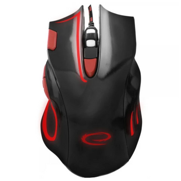 Комп'ютерна миша ESPERANZA Mouse MX401 HAWK Black-Red (EGM401KR) [301503]