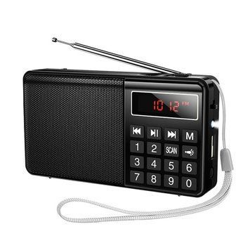 Портативне радіо HOCO HI50 Portable radio, 5W, Black (6942007664202) [807026]