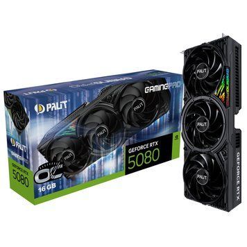 Відеокарта GF RTX 5080 16GB GDDR7 GamingPro OC Palit (NE75080S19T2-GB2031A) [605802]