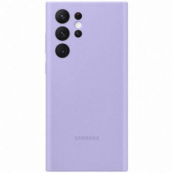 Чохол-накладка Samsung Silicone Cover для Samsung Galaxy S22 Ultra SM-S908 Fresh Lavender (EF-PS908TVEGRU) [601246]