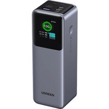 УМБ Ugreen 25000mAh 200W 1xUSB+ 2xUSB Type-C, PD3.0+QC4.0 (PB722) (35525B) [404103]