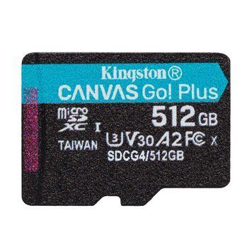 Карта пам`яті MicroSDXC 512GB UHS-I/U3 Class 10 Kingston Canvas Go! Plus R200/W160MB/s (SDCG4/512GBSP) [607006]