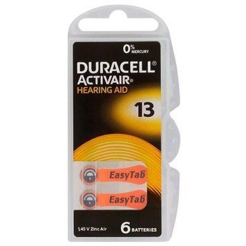 Батарейка Duracell Activair 13 BL 6 шт (для слухових апаратів) (3970) [617346]