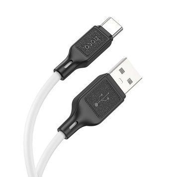 Кабель HOCO X90 Cool silicone charging data cable for Type-C White (6931474788450) [803252]