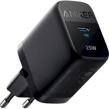 Мережевий зарядний пристрій Anker PowerPort 312 Black, 25 W USB Type-C (A2642G11) [603228]