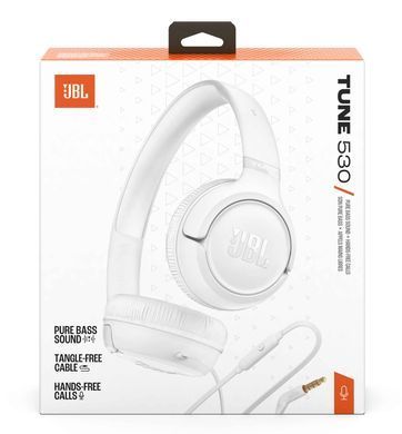 Гарнітура JBL TUNE 530 White (JBLT530WHT) [203399]