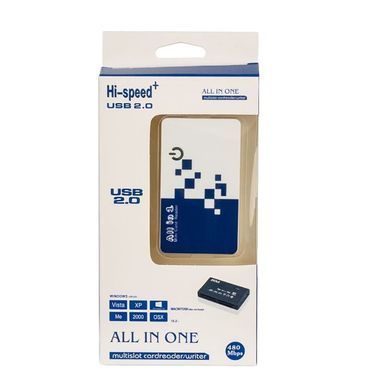 Кардрідер USB 2.0 Atcom TD2029 MS, SD, microSD/TF, M2 Black (AT10729) [613426]