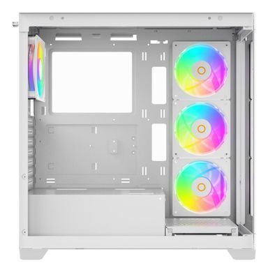 Корпус для комп'ютера ATX W/O PSU GAMMA C72 WH ARGB OCYPUS (GAMMA-C72-WHD400XX-GL) [502883]