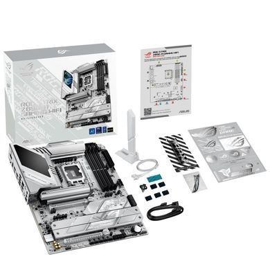 Материнcька плата ASUS ROG STRIX Z890-A GAMING WIFI s1851 Z890 4xDDR5 M.2 DP HDMI Wi-Fi BT ATX білий (90MB1I90-M0EAY0) [109156]