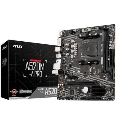 Материнська плата MSI Socket AM4 (A520M-A Pro) [610298]