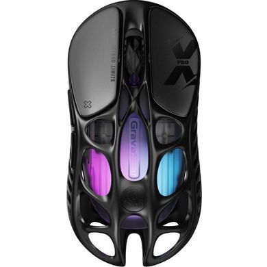 Миша GravaStar Mercury X Pro, 8K, BT/WL/USB-A, RGB, чорний (GSXPRO_BLK) [104190]