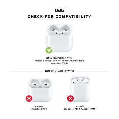 Чохол UAG для AirPods (Gen 4, 2024), Scout, Olive Drab (104130117272) [111612]