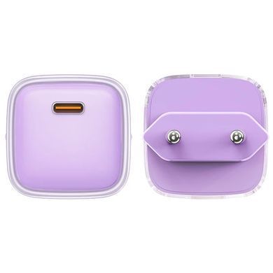 Зарядний пристрій 1xUSB-C 30W Gan A53 Fast Charger alfalfa purple Acefast (6974316282365) [402143]