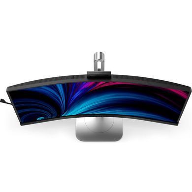 Монітор TFT 34" Philips 34B2U6603CH, WQHD, VA, 120Гц, вигн., 2xHDMI, DP, USB-C,RJ-45,USB-hub,HAS,сіро-ср. (34B2U6603CH/00) [405959]
