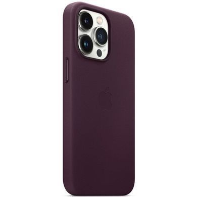 Чохол-накладка Apple Leather Case with MagSafe для Apple iPhone 13 Pro Dark Cherry (MM1A3) [614864]
